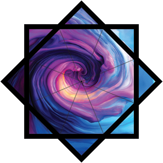 Painted Smoke Swirl – Jumbo 48" FlowStar (Ready To Ship)
