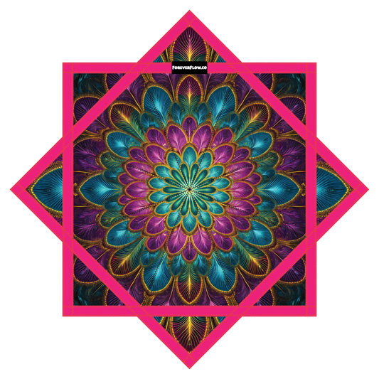 Peacock Bloom – Forever FlowStar 26" (Ready To Ship)