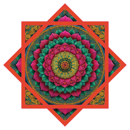 Peacock Bloom – Forever FlowStar 26" (Ready To Ship)
