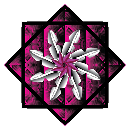 Pink Ninja – Mini FlowStar 24" (Ready To Ship)