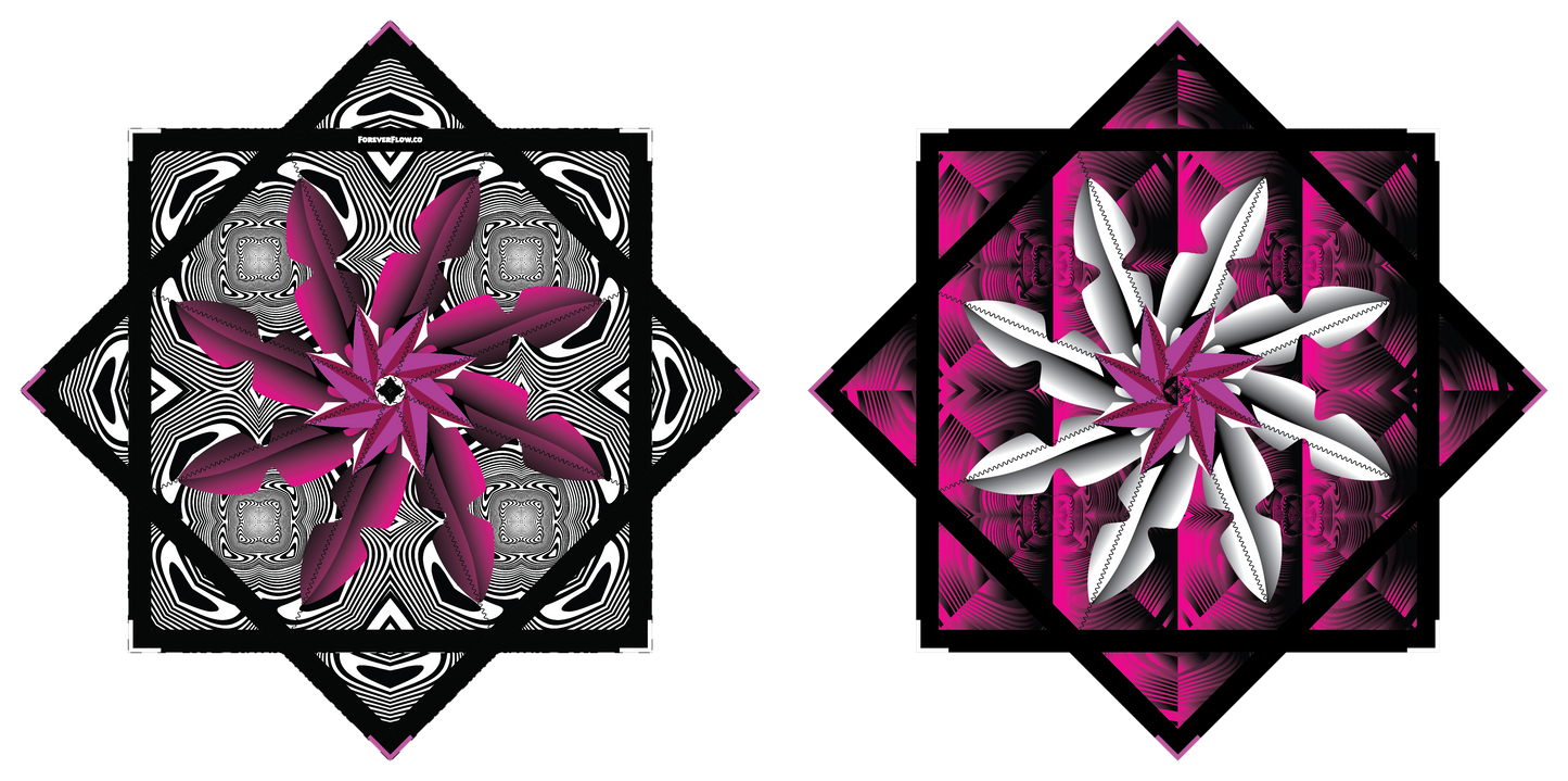 Pink Ninja – Mini FlowStar 24" (Ready To Ship)