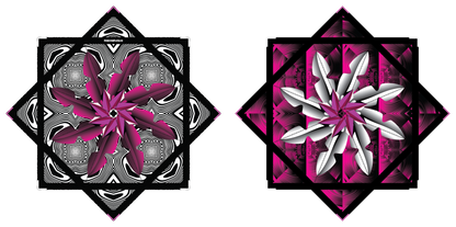 Pink Ninja – Mini FlowStar 24" (Ready To Ship)