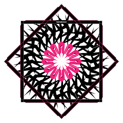 Pretty In Pink – Mini FlowStar 24" (Ready To Ship)