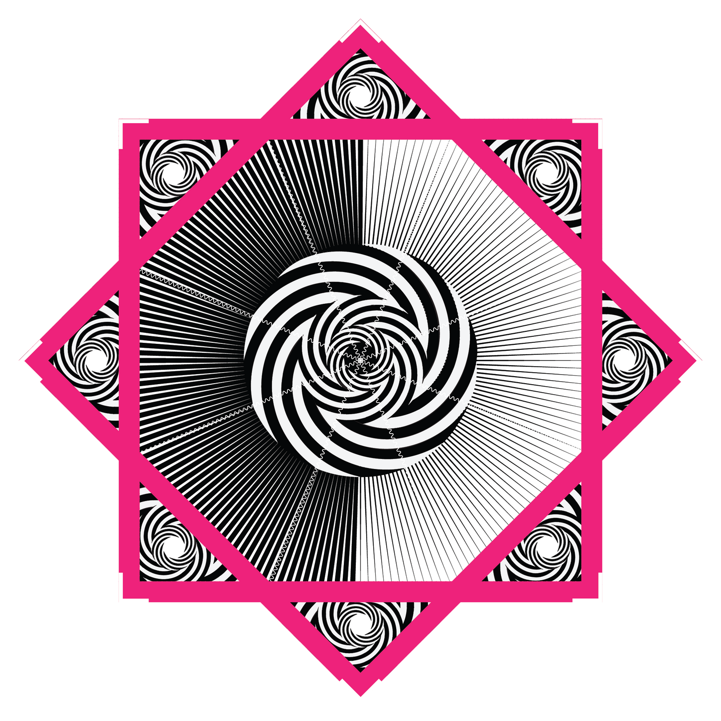 Pretty In Pink – Mini FlowStar 24" (Ready To Ship)