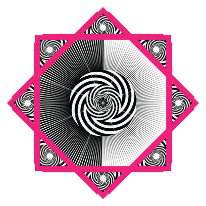 Pretty In Pink – Mini FlowStar 24" (Ready To Ship)