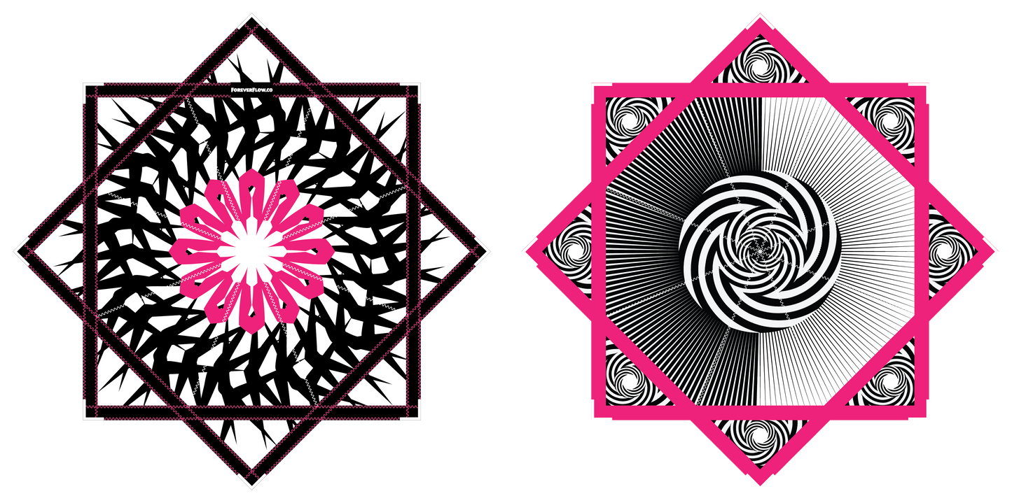 Pretty In Pink – Mini FlowStar 24" (Ready To Ship)