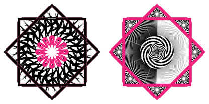 Pretty In Pink – Mini FlowStar 24" (Ready To Ship)