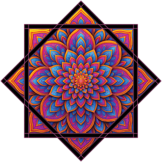 Purple Pulse Flower – Jumbo 48" FlowStar (Ready To Ship)