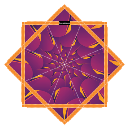 Purple Haze – Mini FlowStar 24" (Ready to Ship)