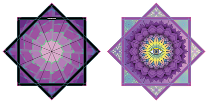 Purple Radiant – Mini FlowStar 24" (Ready to Ship)