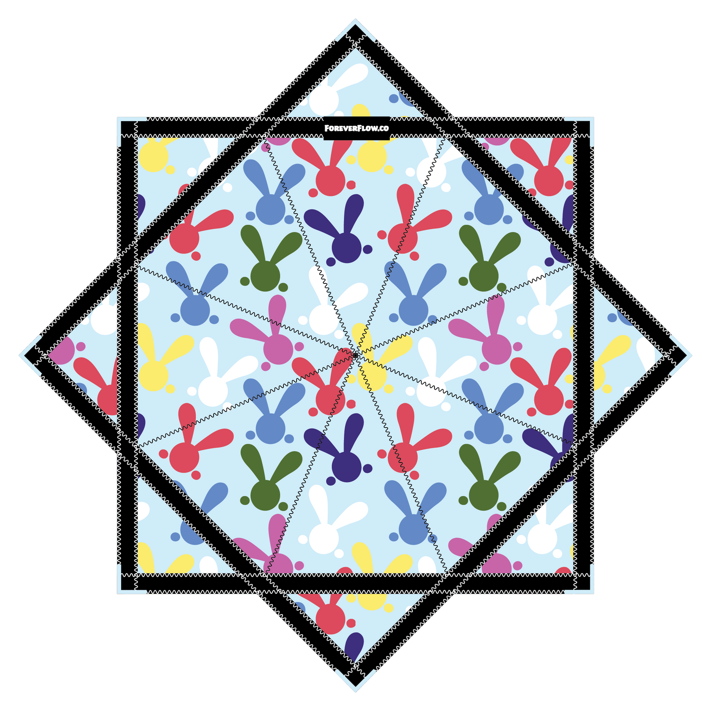 Rabbits and Shells – Travel FlowStar 14" (Ships By Feb. 20th)