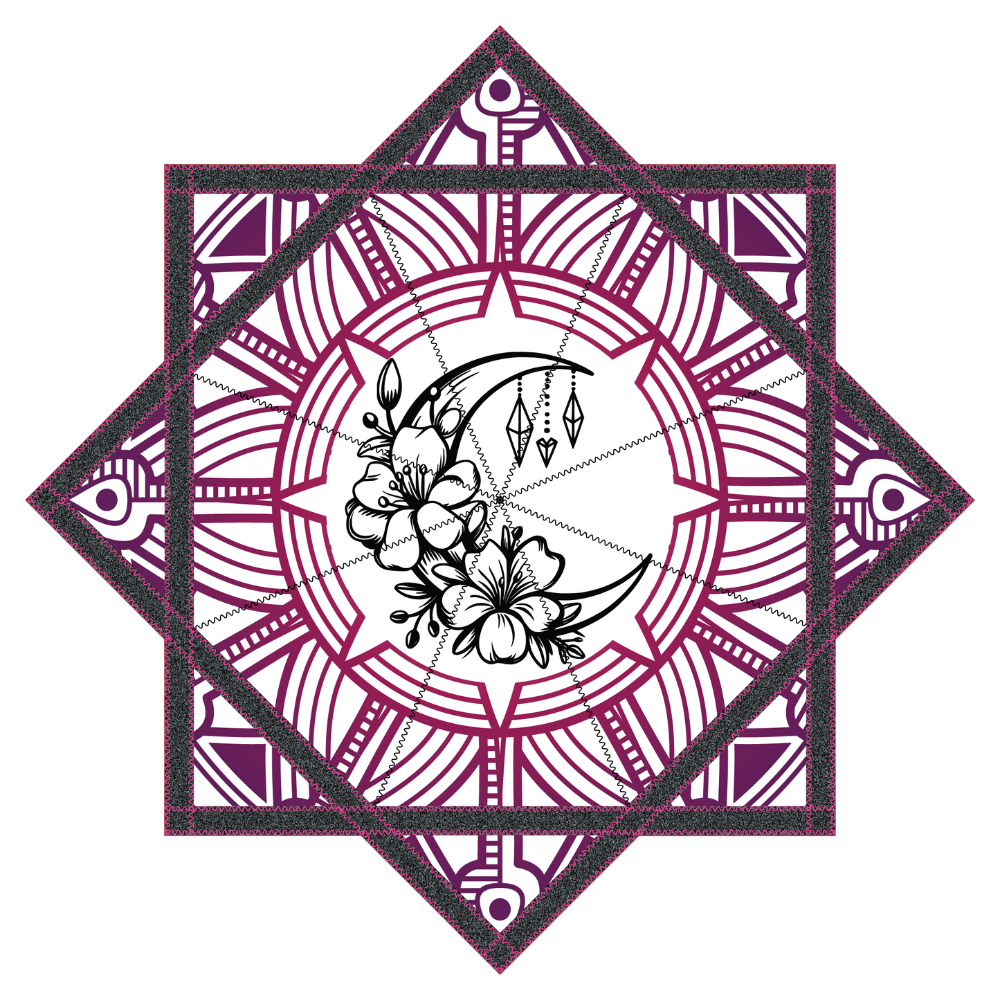 Radiant Lotus – Forever FlowStar 26" (Ready To Ship)