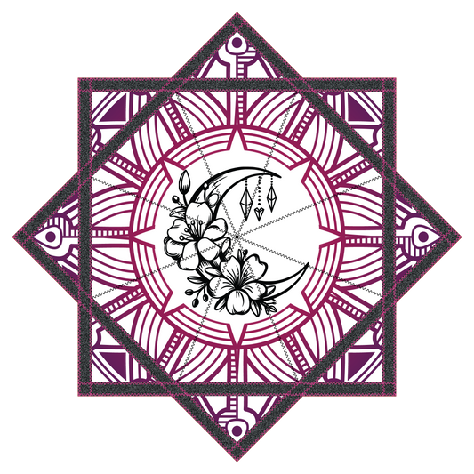 Radiant Lotus – Forever FlowStar 26" (Ready To Ship)