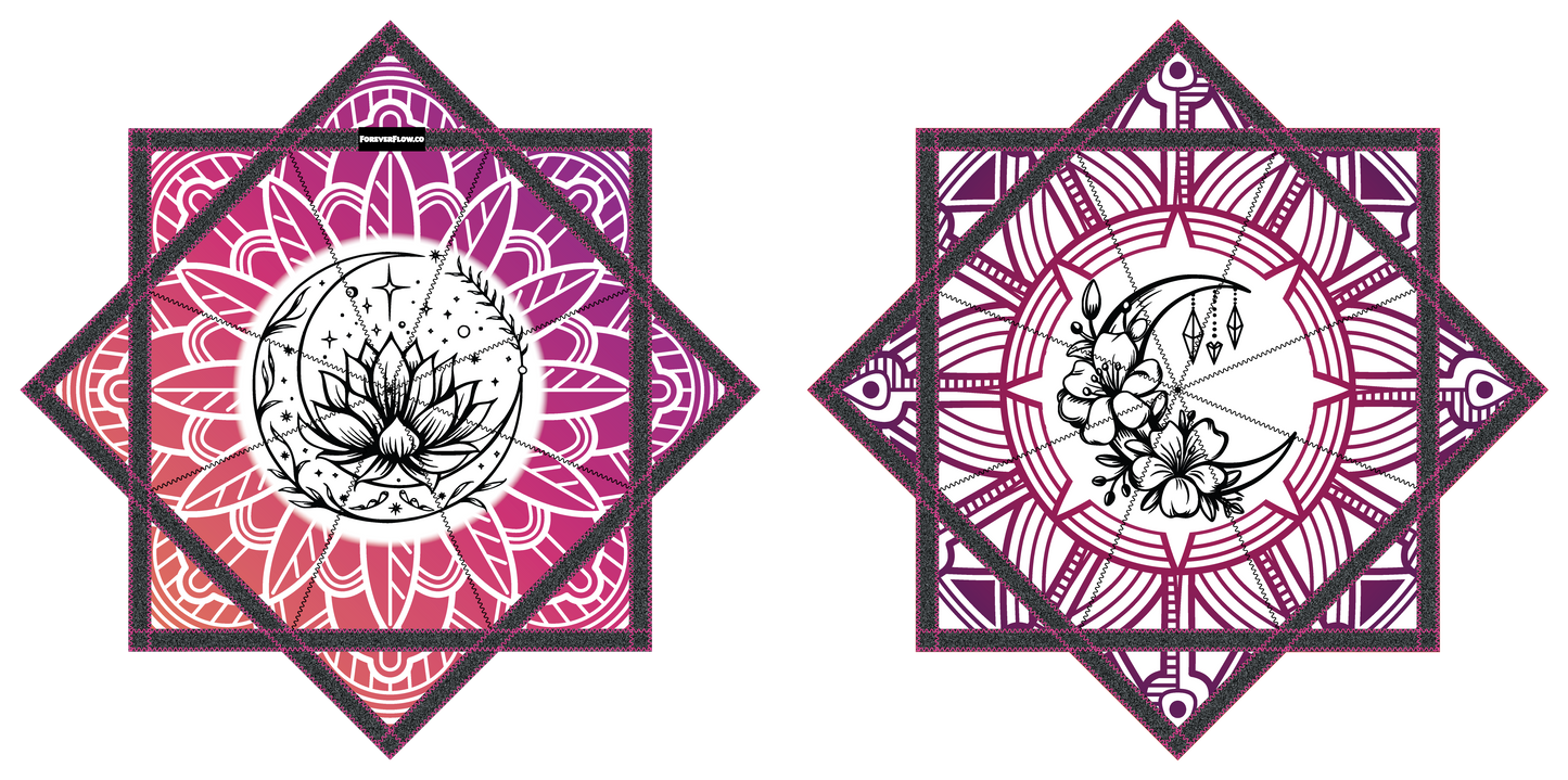 Radiant Lotus – Forever FlowStar 26" (Ready To Ship)