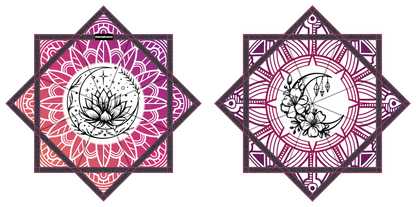 Radiant Lotus – Forever FlowStar 26" (Ready To Ship)