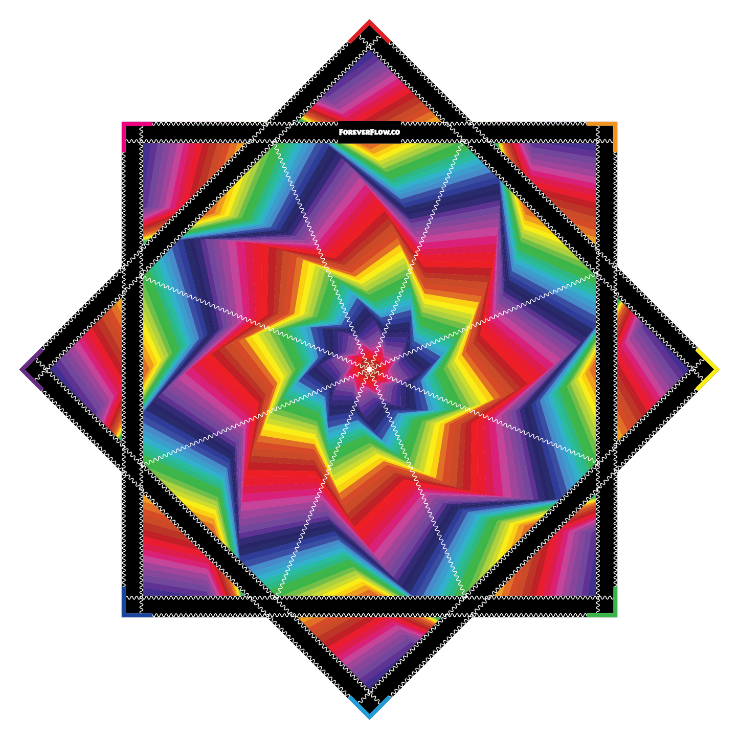 Radiant Rainbow – Mini FlowStar 24" (Ships By Feb. 20th)