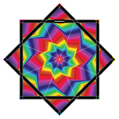 Radiant Rainbow – Mini FlowStar 24" (Ships By Feb. 20th)