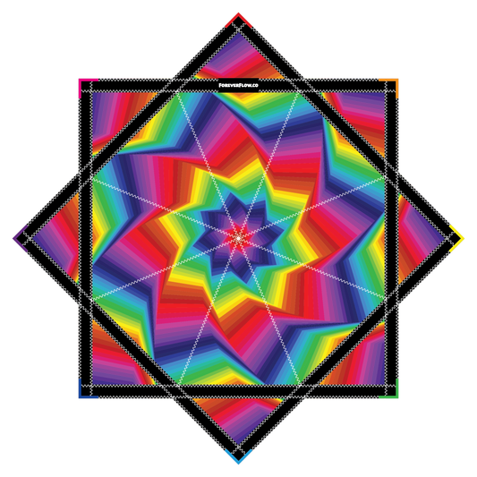 Radiant Rainbow – Mini FlowStar 24" (Ships By Feb. 20th)