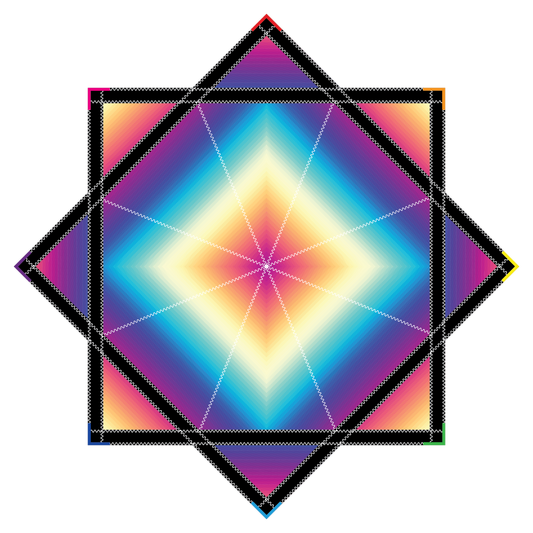 Radiant Rainbow – Mini FlowStar 24" (Ships By Feb. 20th)