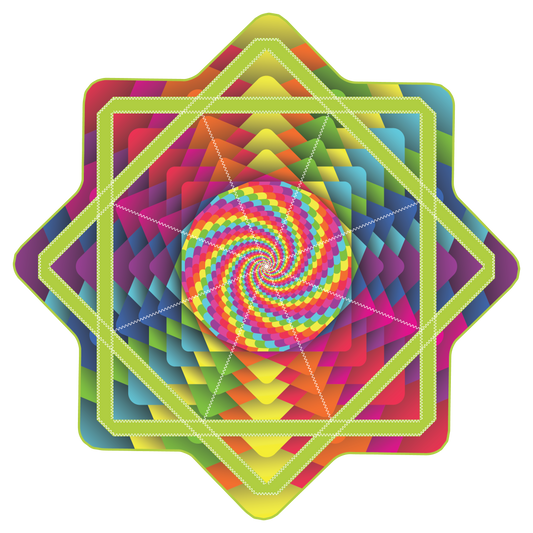 Rainbow Heart Switch –  GlowStar- LED Light Up 26" (Ready To Ship)