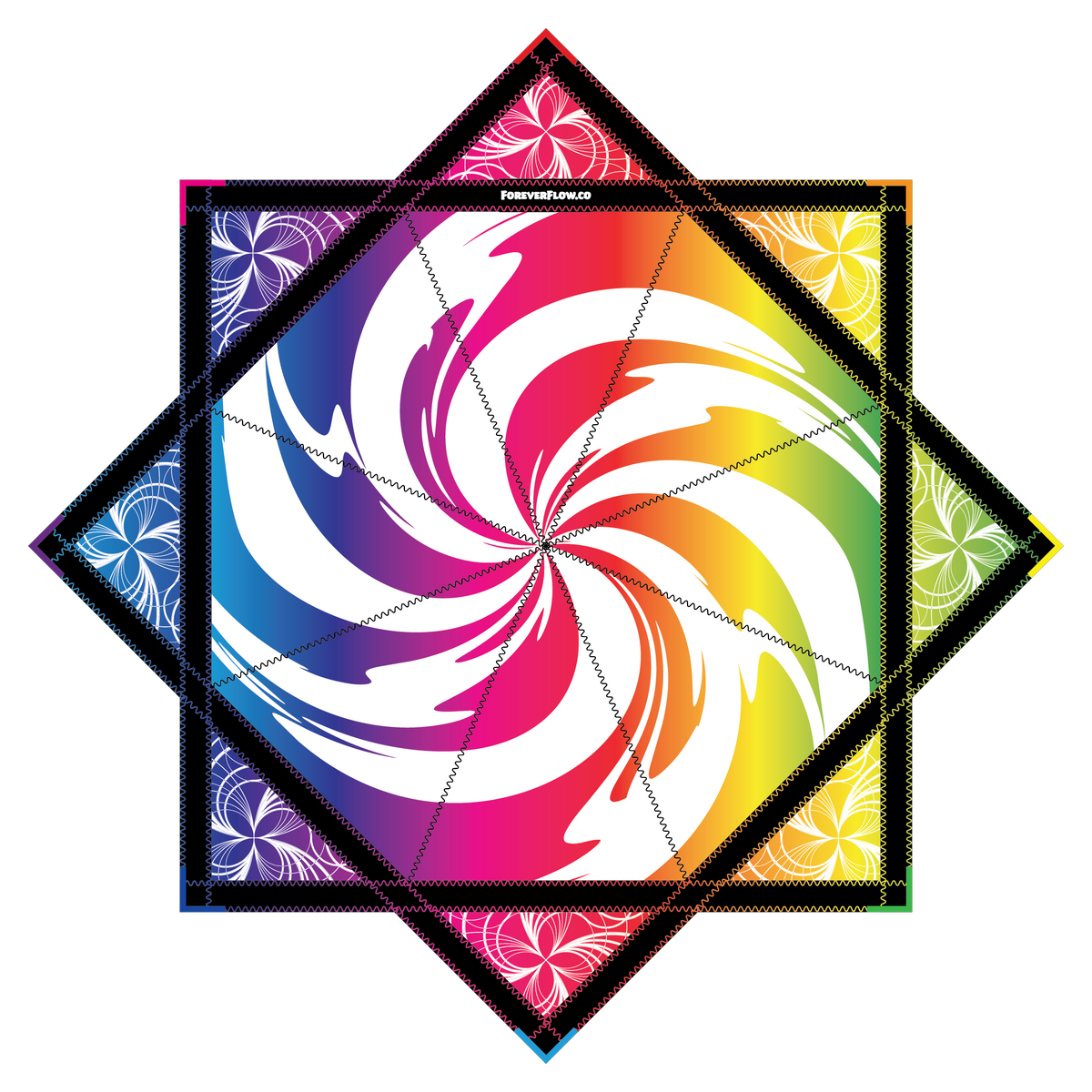 Rainbow Pop Off – Forever FlowStar 26" (Ready To Ship)