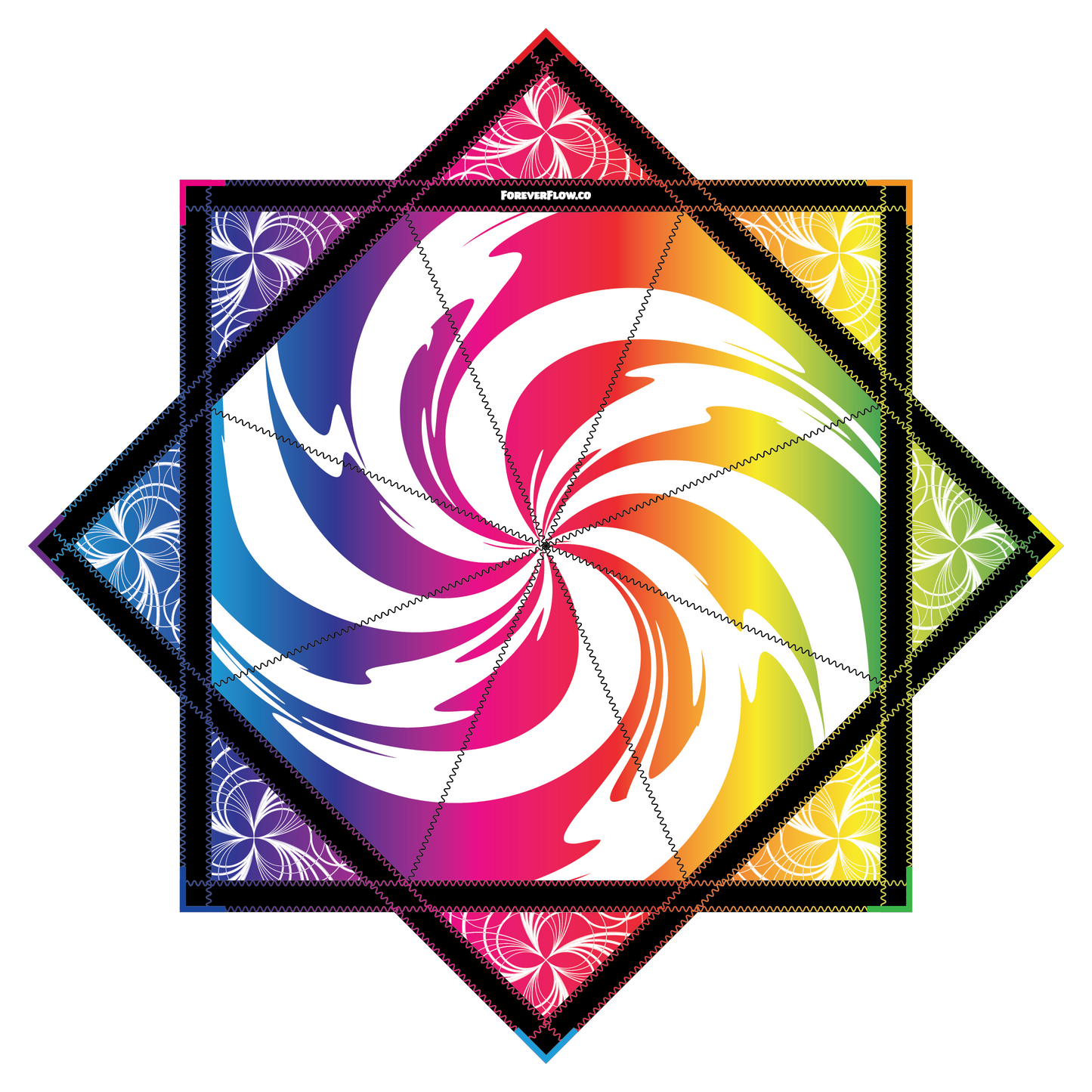 Rainbow Pop Off – Mini FlowStar 24" (Ready To Ship-Drops Aug. 20th)