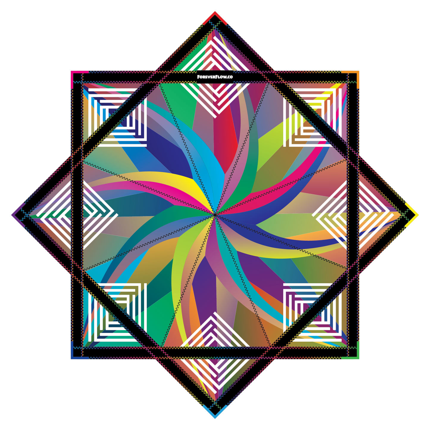 Rainbow Road – Forever FlowStar 26" (Ready To Ship)