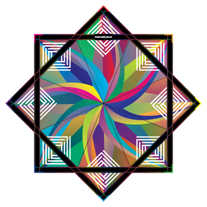 Rainbow Road – Forever FlowStar 26" (Ready To Ship)