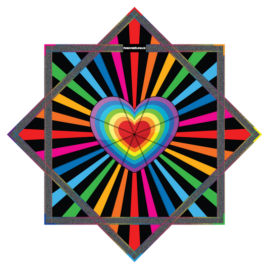 Rainbow Sky Pride – Forever FlowStar 26" (Ready to Ship)
