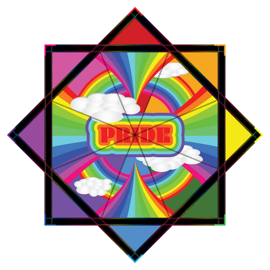 Rainbow Sky Pride – Forever FlowStar 26" (Ready to Ship)