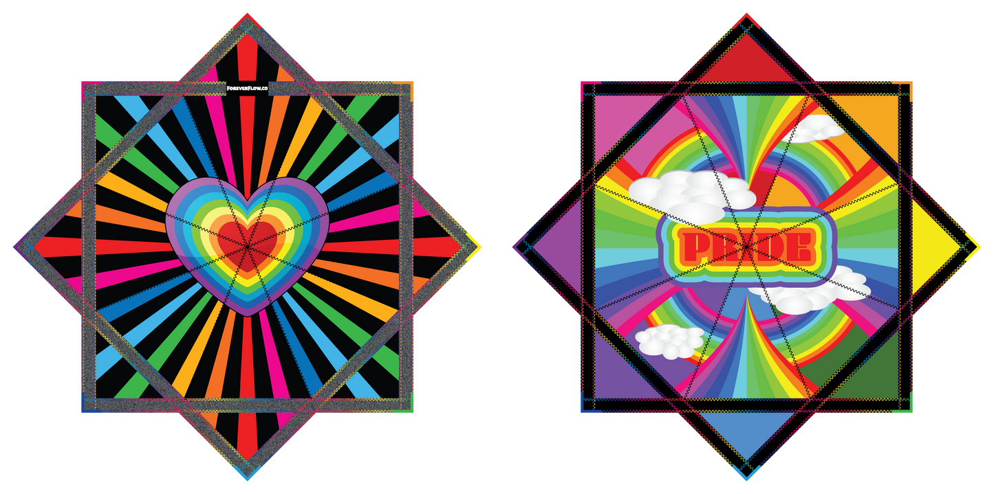 Rainbow Sky Pride – Forever FlowStar 26" (Ready to Ship)