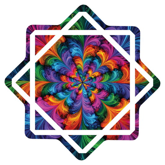 Rainbow Smoke –  GlowStar- LED Light Up 26" (Ready To Ship)