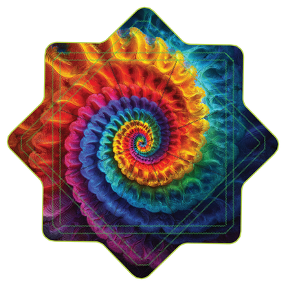 Rainbow Space Fractral –  GlowStar- LED Light Up 26" (Ships By Nov. 10th)