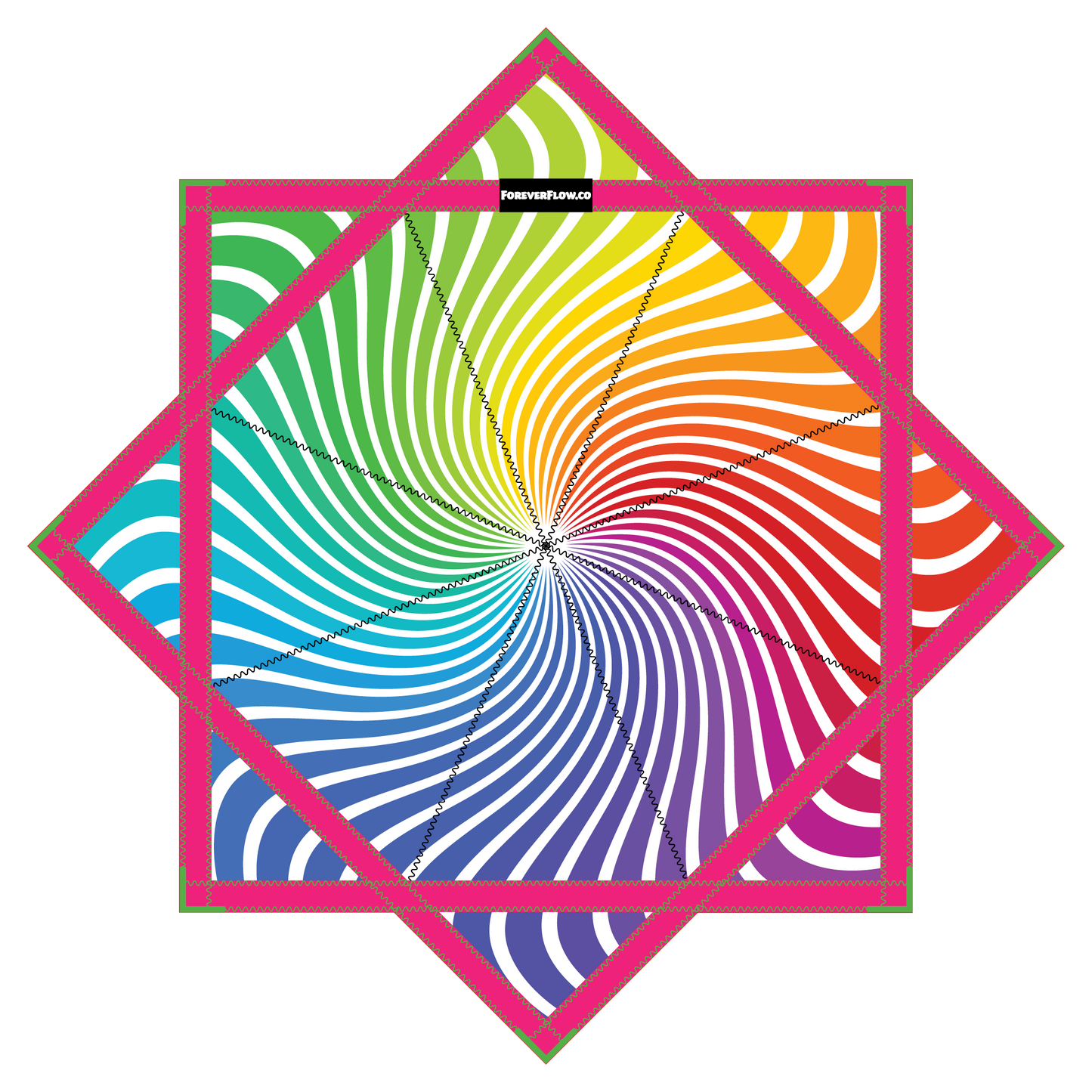 Rainbow Spin – Forever FlowStar 26" (Ready to Ship)