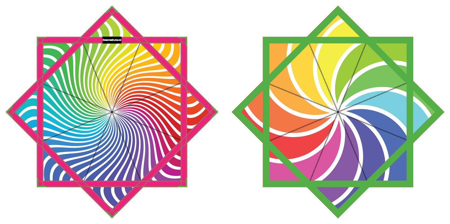 Rainbow Spin – Forever FlowStar 26" (Ready to Ship)