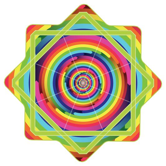 Rainbow Swirl –  GlowStar- LED Light Up 26" (Ready To Ship)
