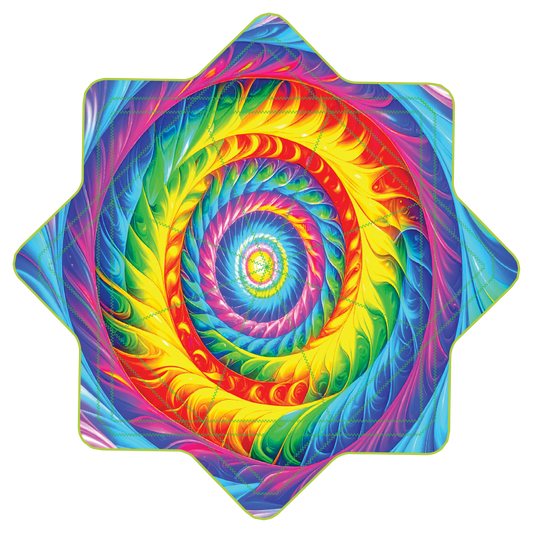 Rainbow Shell Swirl –  GlowStar- LED Light Up 26" (Ready To Ship)