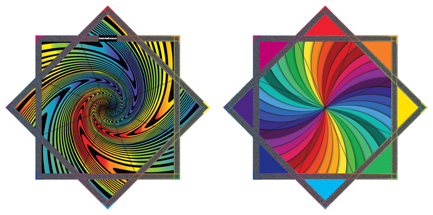 Rainbow Warp – Forever FlowStar 26" (Ships By Feb. 20th)