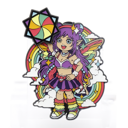 Flowmie Fairy "Raver" Edition Lapel Pin