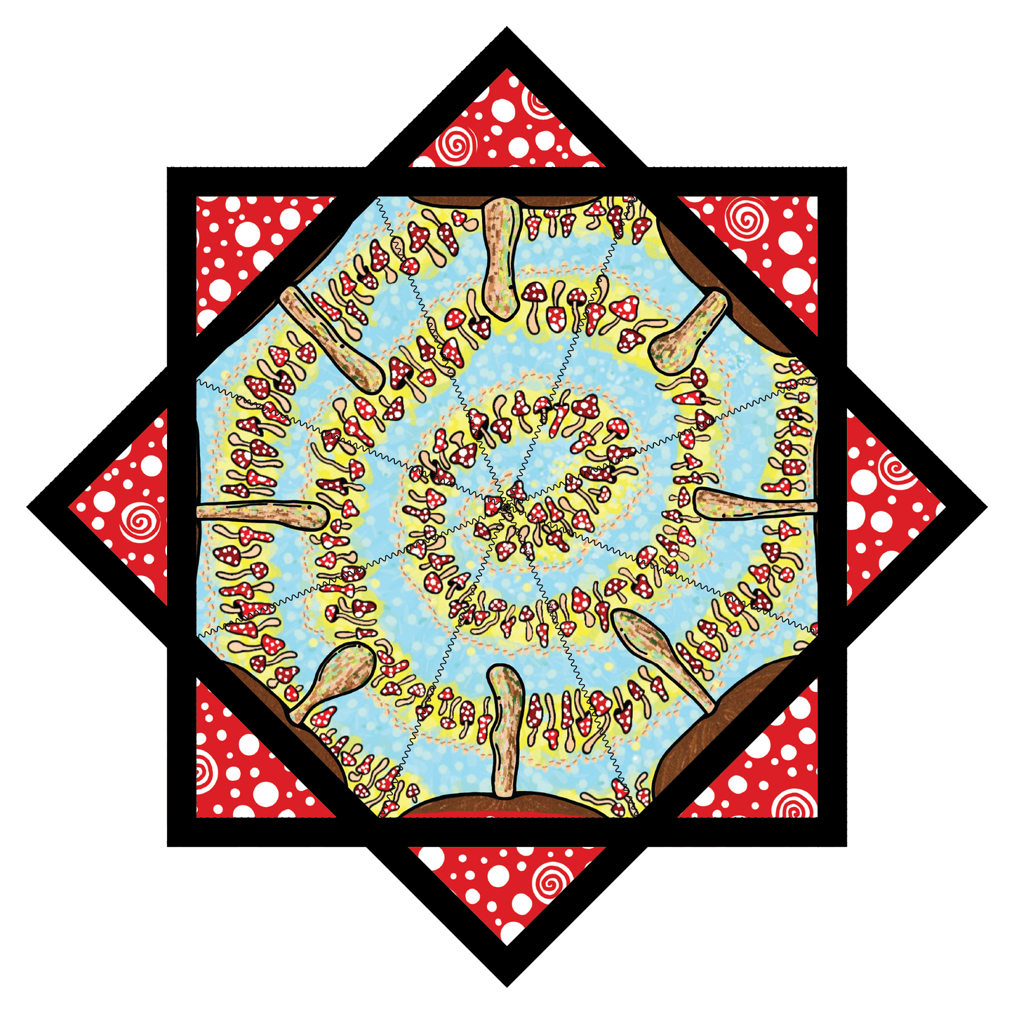 "Funky Fungi" Artwork by Reese Stewart– Forever FlowStar 26" (Pre-Sale)