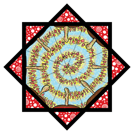 "Funky Fungi" Artwork by Reese Stewart– Forever FlowStar 26" (Pre-Sale)