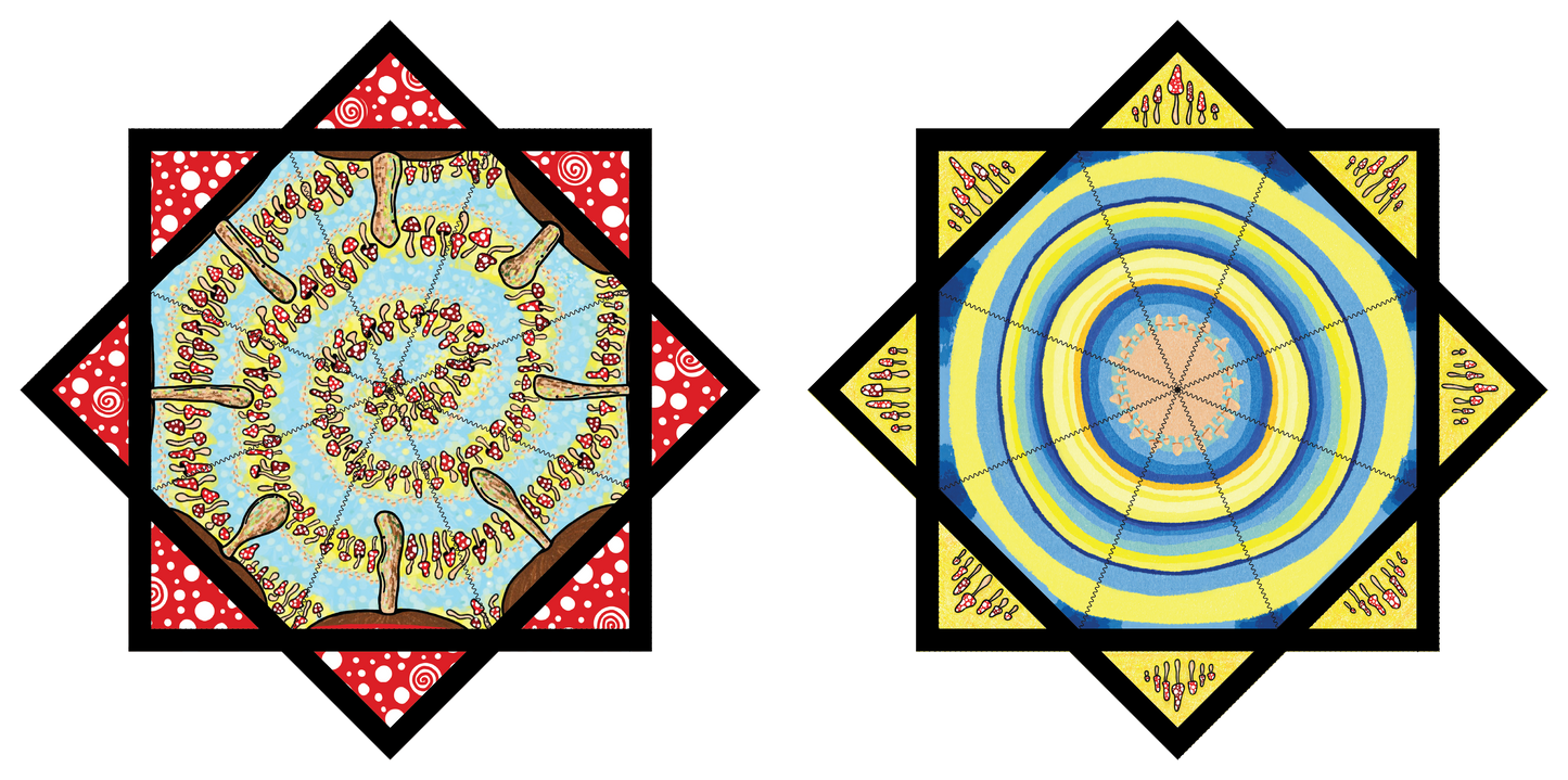 "Funky Fungi" Artwork by Reese Stewart– Forever FlowStar 26" (Pre-Sale)