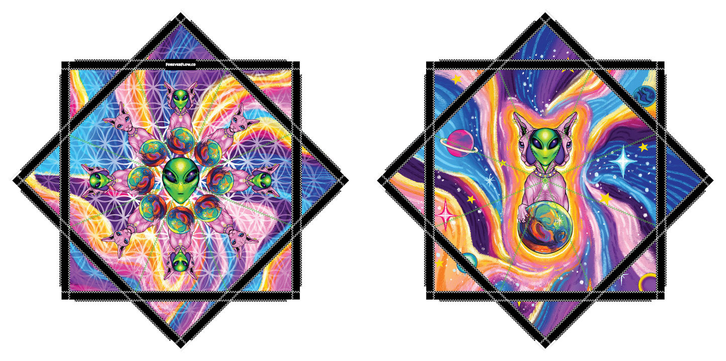 " Cats ARE Aliens " by Spencer Helix – Forever FlowStar 26" (Pre-Sale)