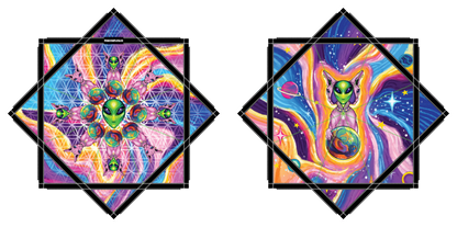 " Cats ARE Aliens " by Spencer Helix – Forever FlowStar 26" (Pre-Sale)