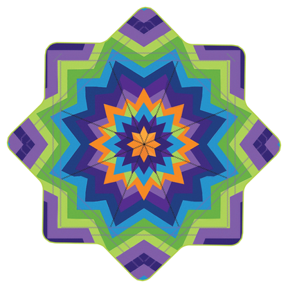 Spiked Star –  GlowStar- LED Light Up 26" (Ships By Nov. 10th)