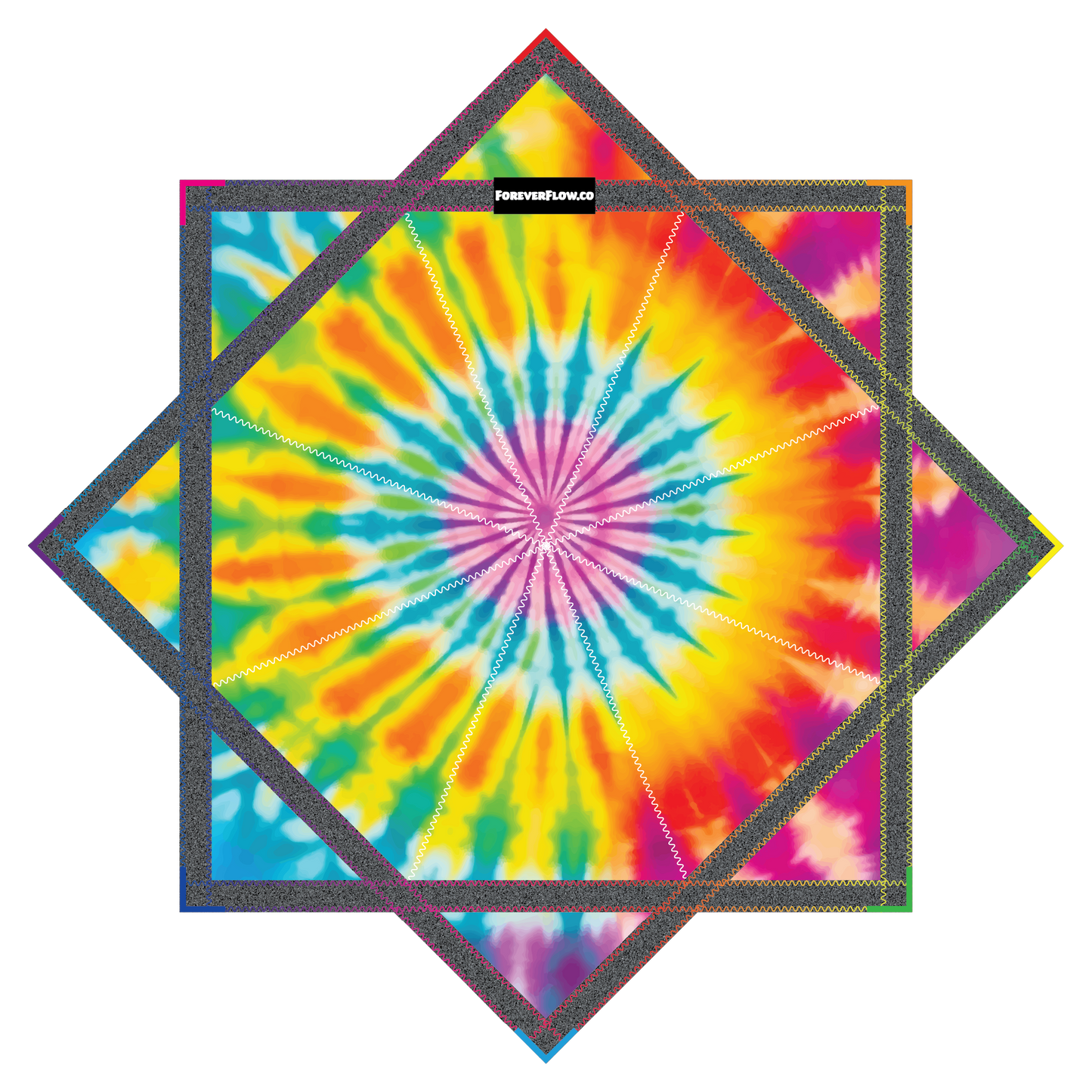 Spiral Dye – Petite FlowStar 20" (Ships By Feb. 20th)