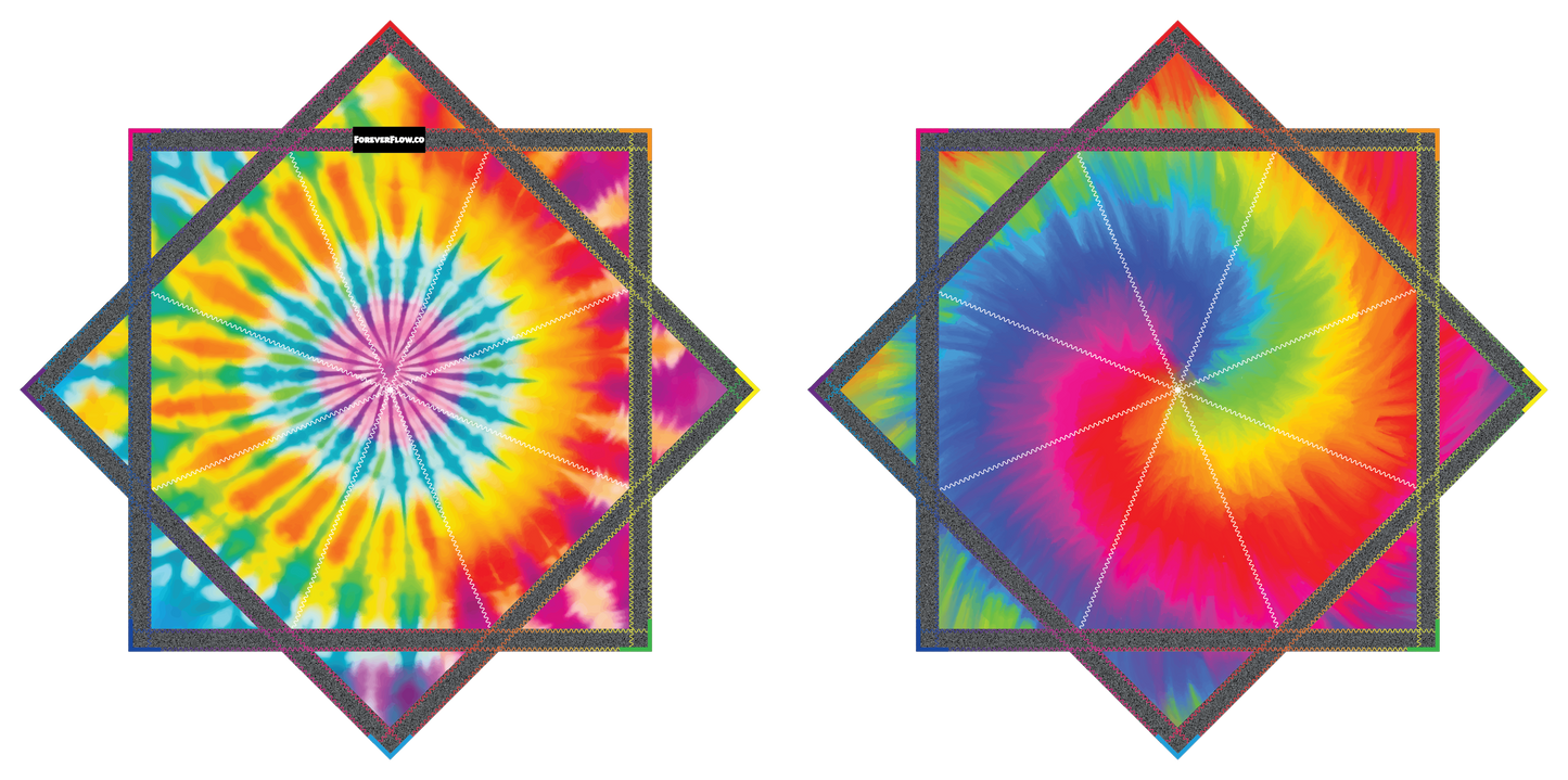 Spiral Dye – Petite FlowStar 20" (Ships By Feb. 20th)