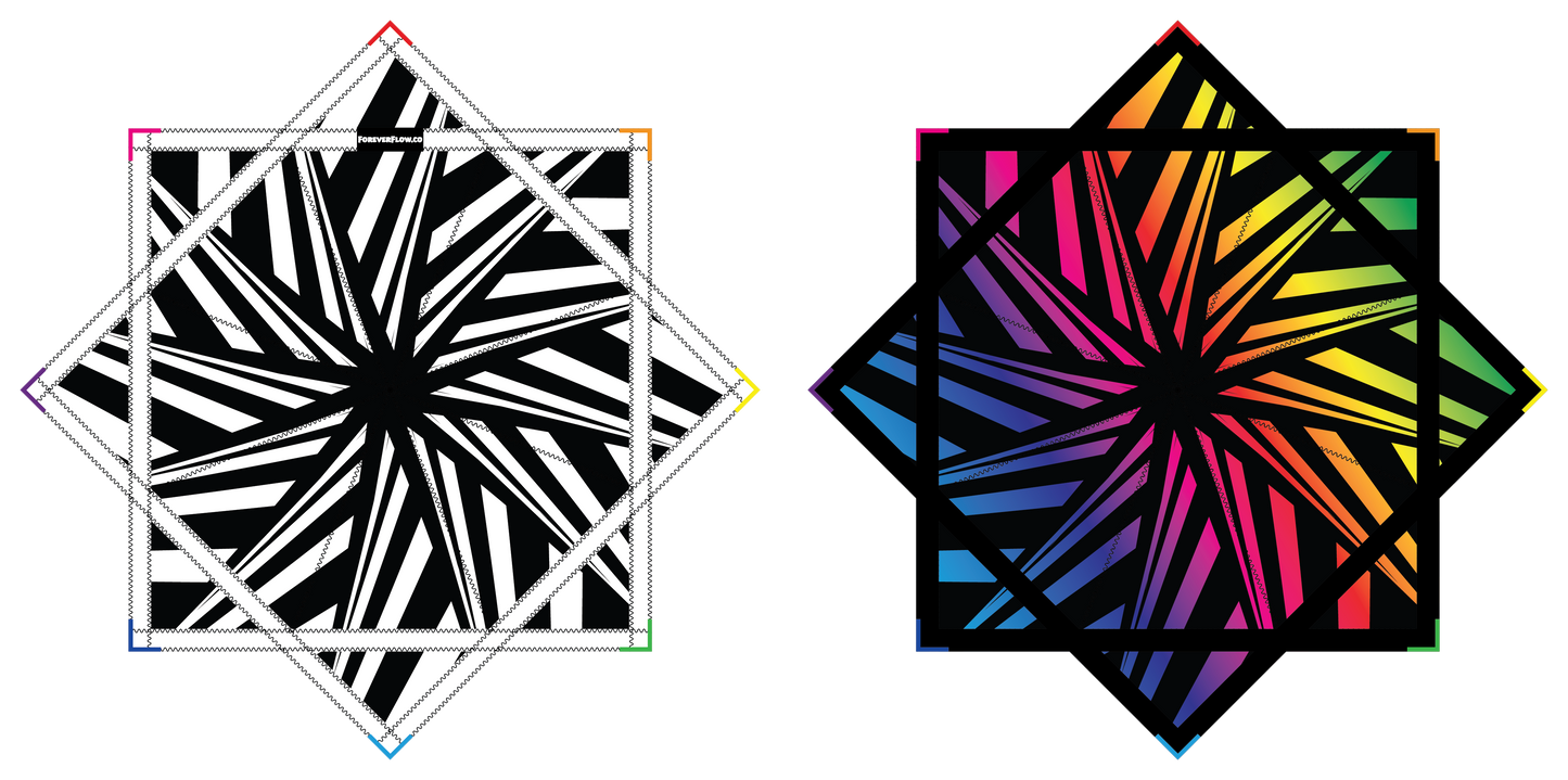 Star Burst – Mini FlowStar 24" (Ready To Ship)