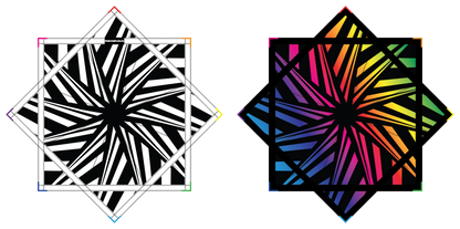 Star Burst – Mini FlowStar 24" (Ready To Ship)