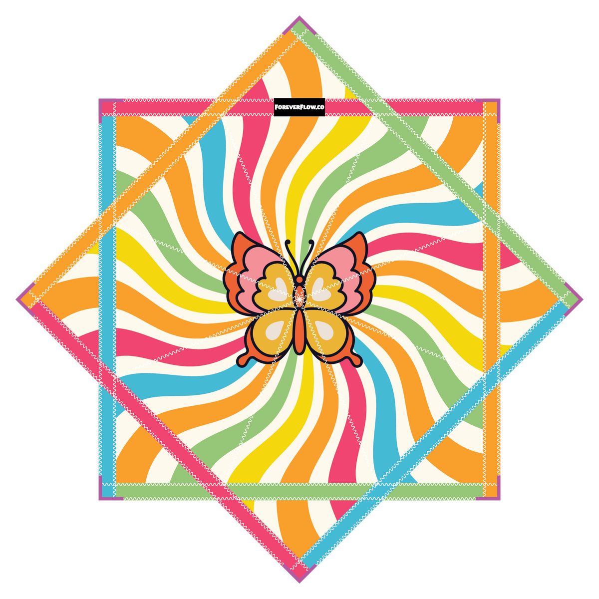 SunShine Rainbow – Mini FlowStar 24" (Ready To Ship)